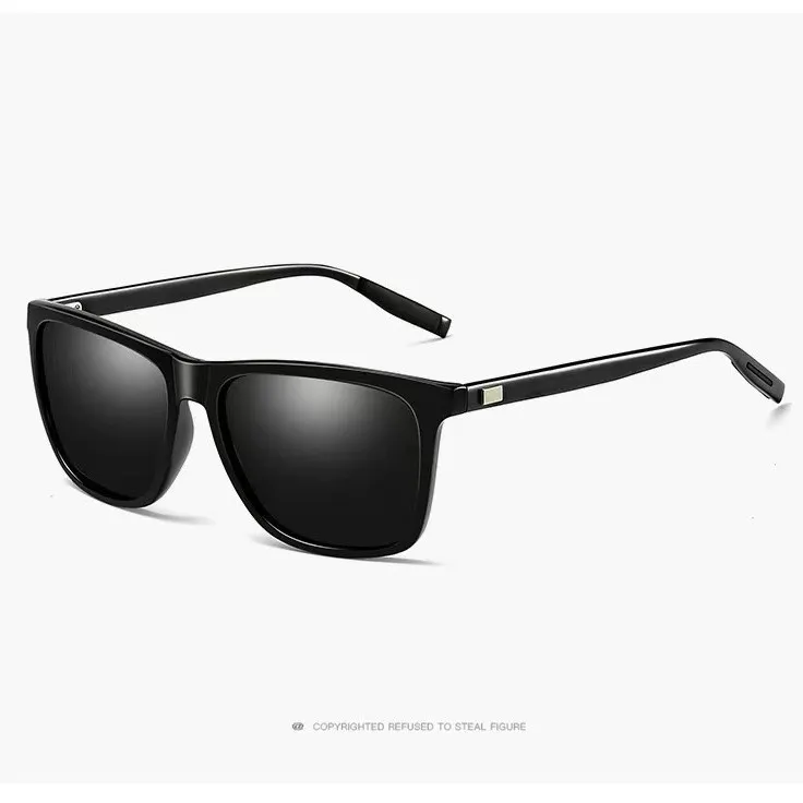 0733 Classic Aluminum-Magnesium Sunglasses – Unisex Outdoor Cycling Glasses for Men Women, Lightweight Sports Shades with UV Protection